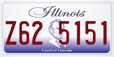 IL license plate Z625151