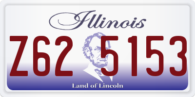 IL license plate Z625153