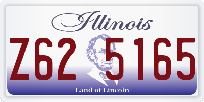 IL license plate Z625165