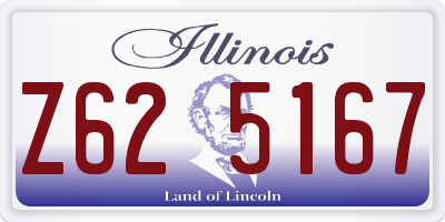 IL license plate Z625167