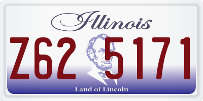 IL license plate Z625171