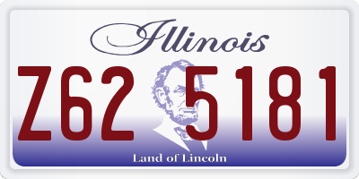 IL license plate Z625181