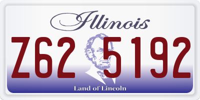 IL license plate Z625192