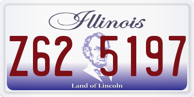 IL license plate Z625197