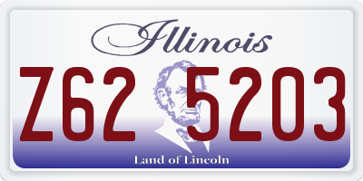 IL license plate Z625203