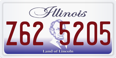 IL license plate Z625205