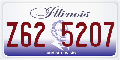 IL license plate Z625207
