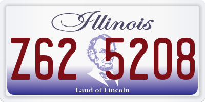 IL license plate Z625208
