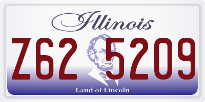 IL license plate Z625209