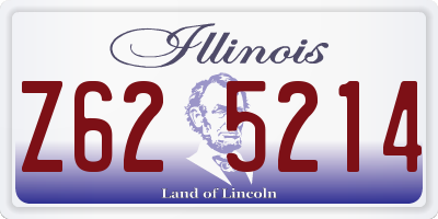 IL license plate Z625214