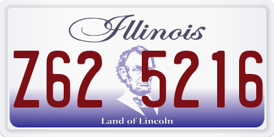 IL license plate Z625216