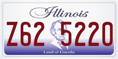 IL license plate Z625220