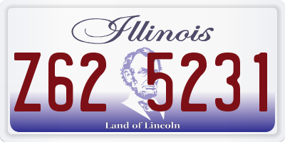 IL license plate Z625231