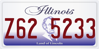 IL license plate Z625233