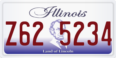 IL license plate Z625234