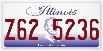 IL license plate Z625236