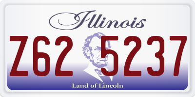 IL license plate Z625237