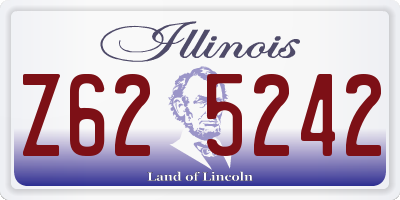 IL license plate Z625242