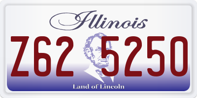IL license plate Z625250