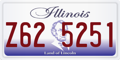 IL license plate Z625251