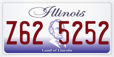 IL license plate Z625252