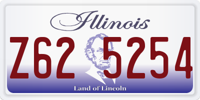 IL license plate Z625254