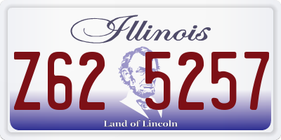 IL license plate Z625257