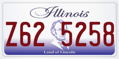 IL license plate Z625258