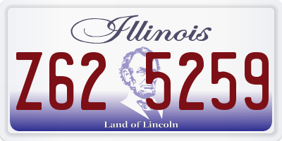 IL license plate Z625259