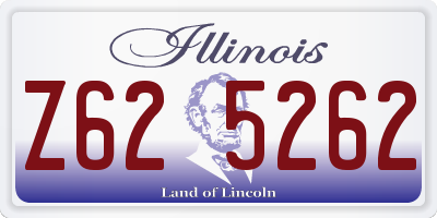 IL license plate Z625262