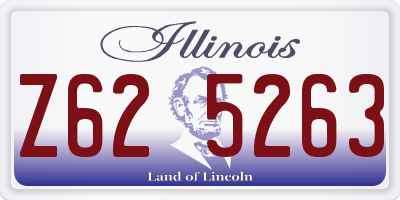 IL license plate Z625263