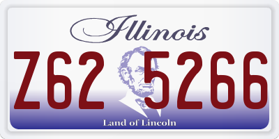 IL license plate Z625266