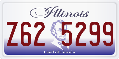 IL license plate Z625299