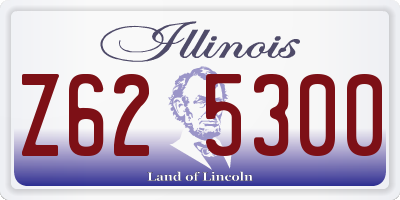 IL license plate Z625300