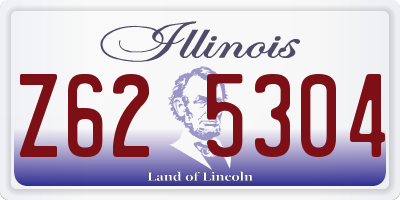 IL license plate Z625304