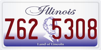 IL license plate Z625308