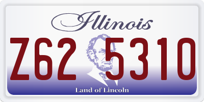 IL license plate Z625310