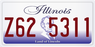 IL license plate Z625311