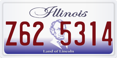 IL license plate Z625314