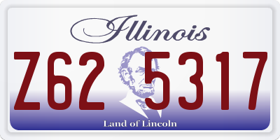 IL license plate Z625317