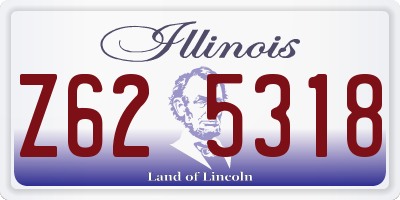 IL license plate Z625318