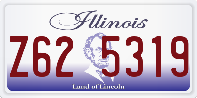 IL license plate Z625319