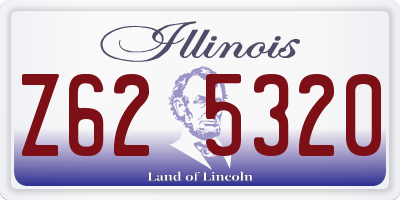 IL license plate Z625320