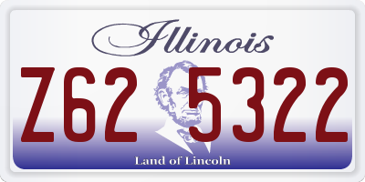IL license plate Z625322
