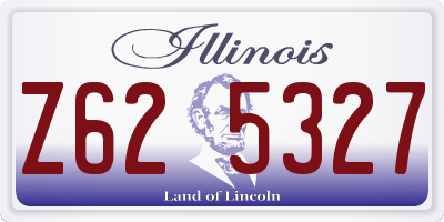 IL license plate Z625327