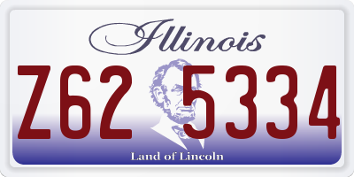 IL license plate Z625334