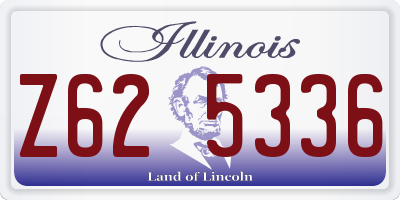 IL license plate Z625336