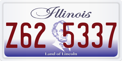 IL license plate Z625337