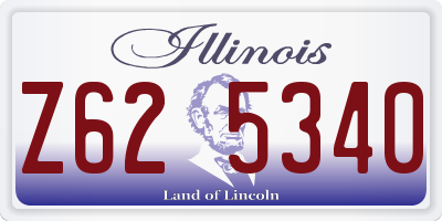 IL license plate Z625340