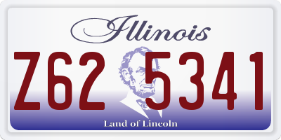 IL license plate Z625341